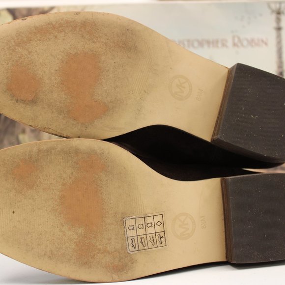 Michael Kors dark brown suede boot with fringe - Picture 8 of 8